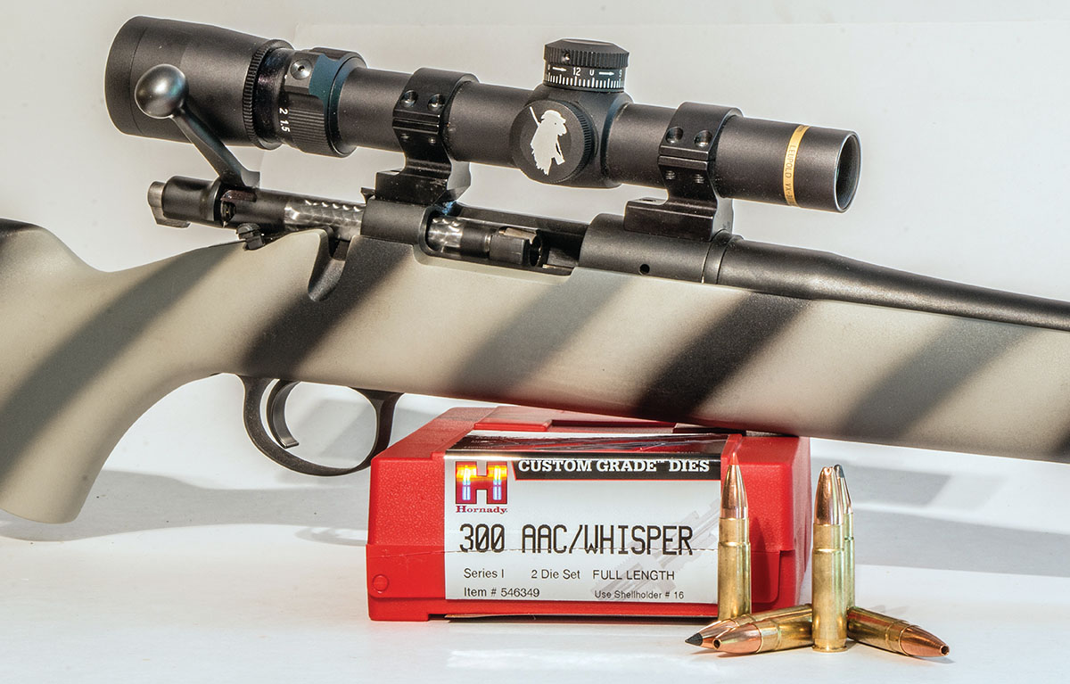 A lightweight New Ultra Light Arms Pathfinder rifle and Leupold VX-3i 1.5-5x 20mm scope proved very accurate. It delivered near-MOA accuracy or better with five of the nine loads assembled.